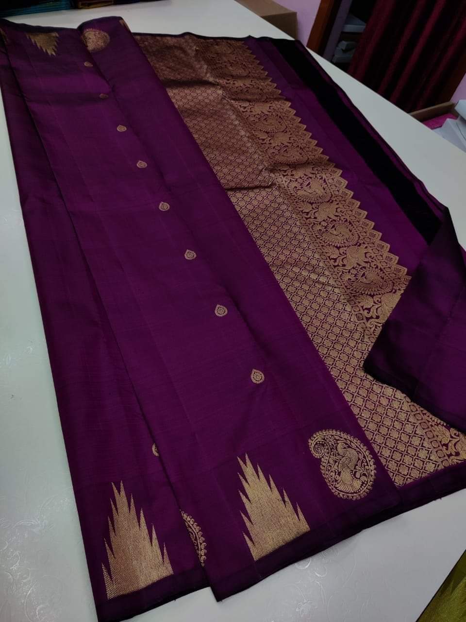 TB By Ritika Boderless Soft Lichi Kanchipuram Saree Catalog